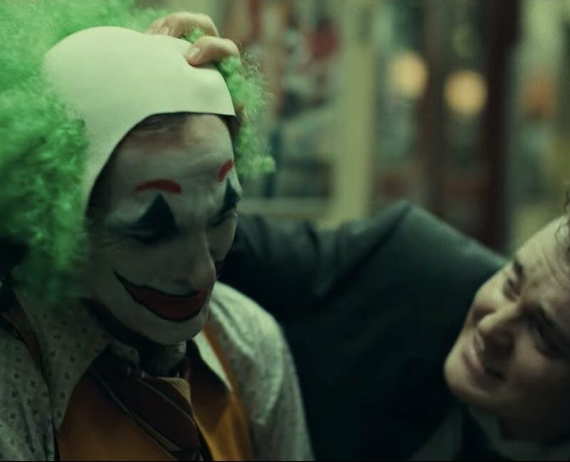 Brother Ben Warheit (right)  acting opposite Joaquin Phoenix (left) in "Joker"
